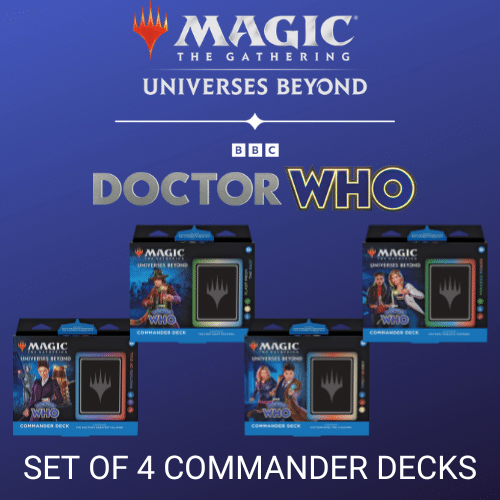 Doctor Who: Set of 4 Commander Decks image 0